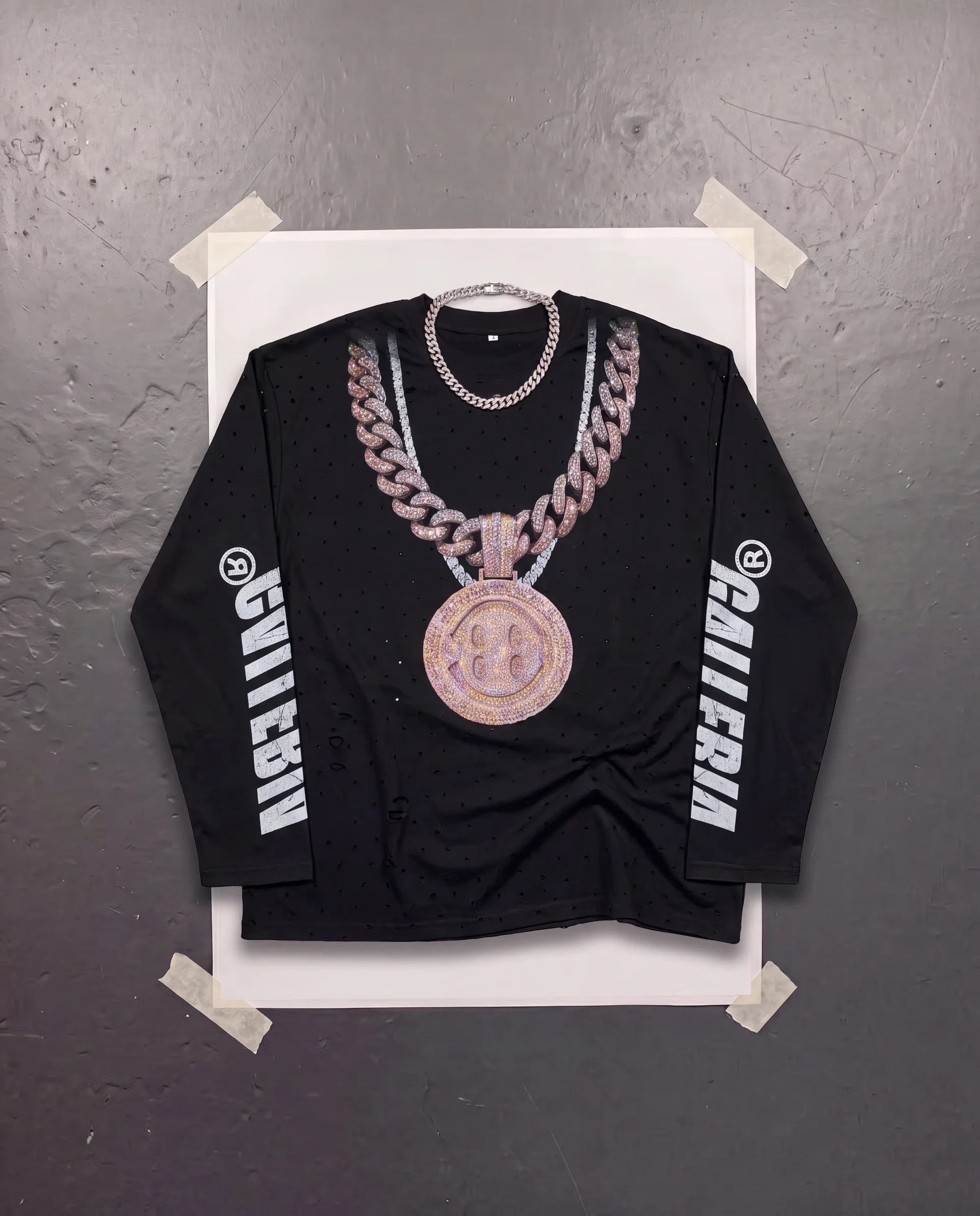 Caviar Crystal Long Sleeve