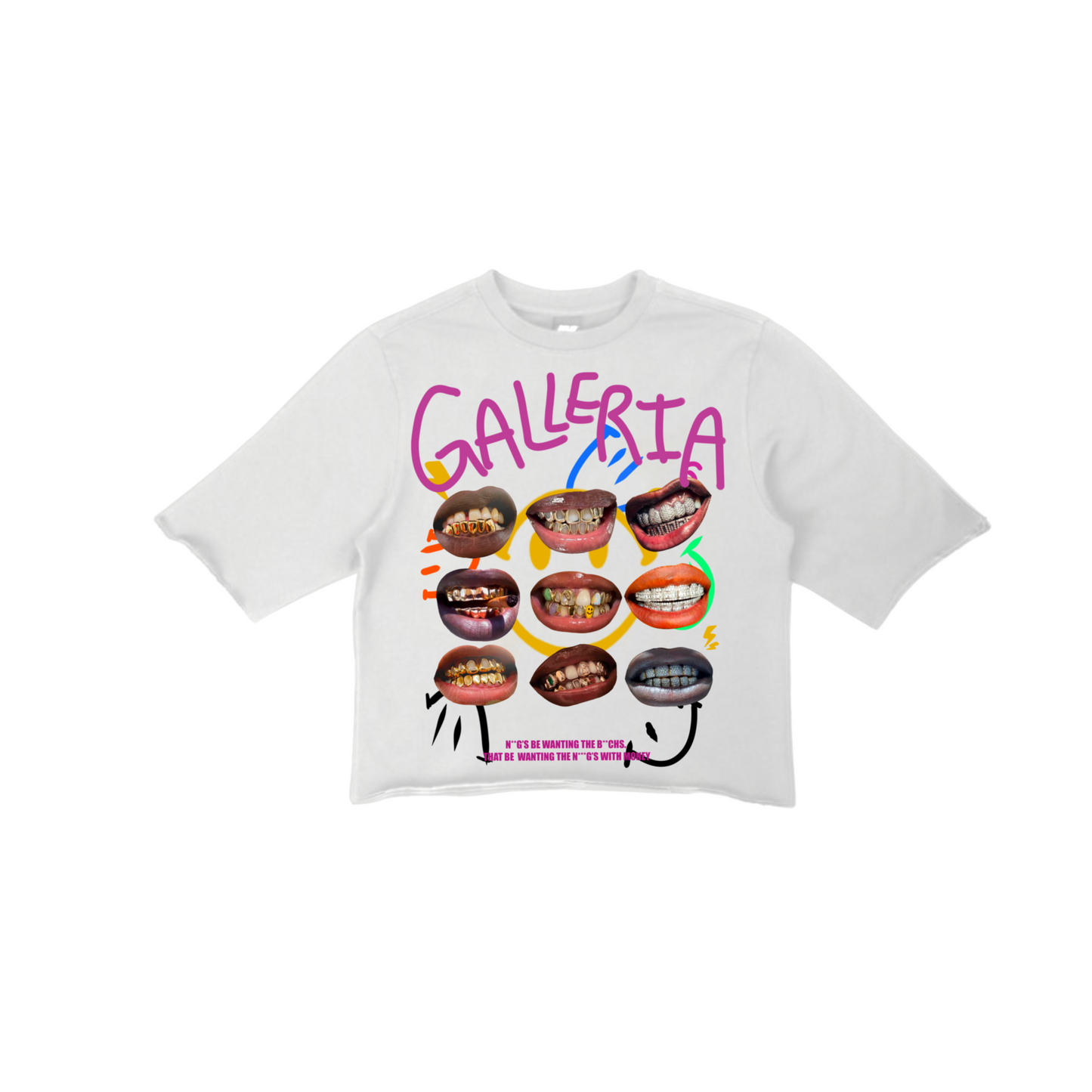 White Gold Grillz Tee